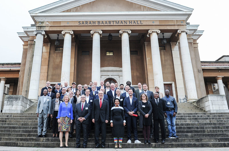 A high-level Swiss delegation met with UCT representatives led by Federal Councillor Guy Parmelin and Vice-Chancellor Professor Mamokgethi Phakeng respectively to discuss blockchain technology development and collaborations between South Africa and Switzerland.