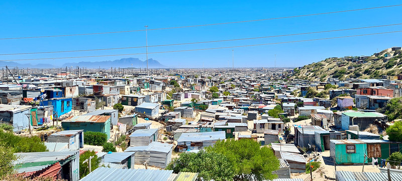 Many densely populated informal settlements in South Africa have a high prevalence of TB