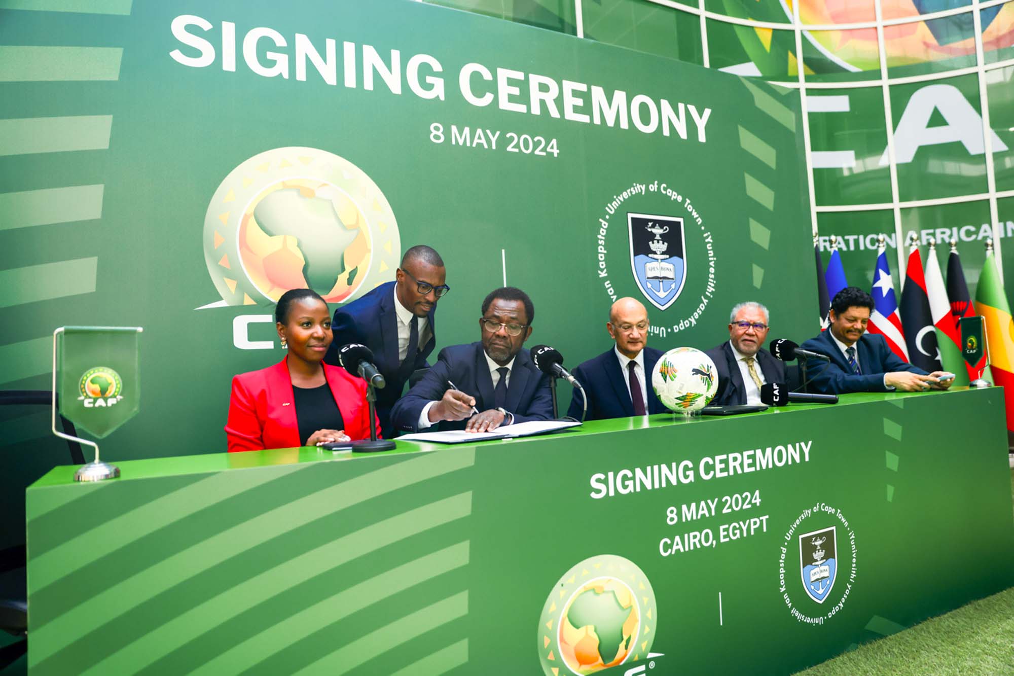 Signing of the MoU.