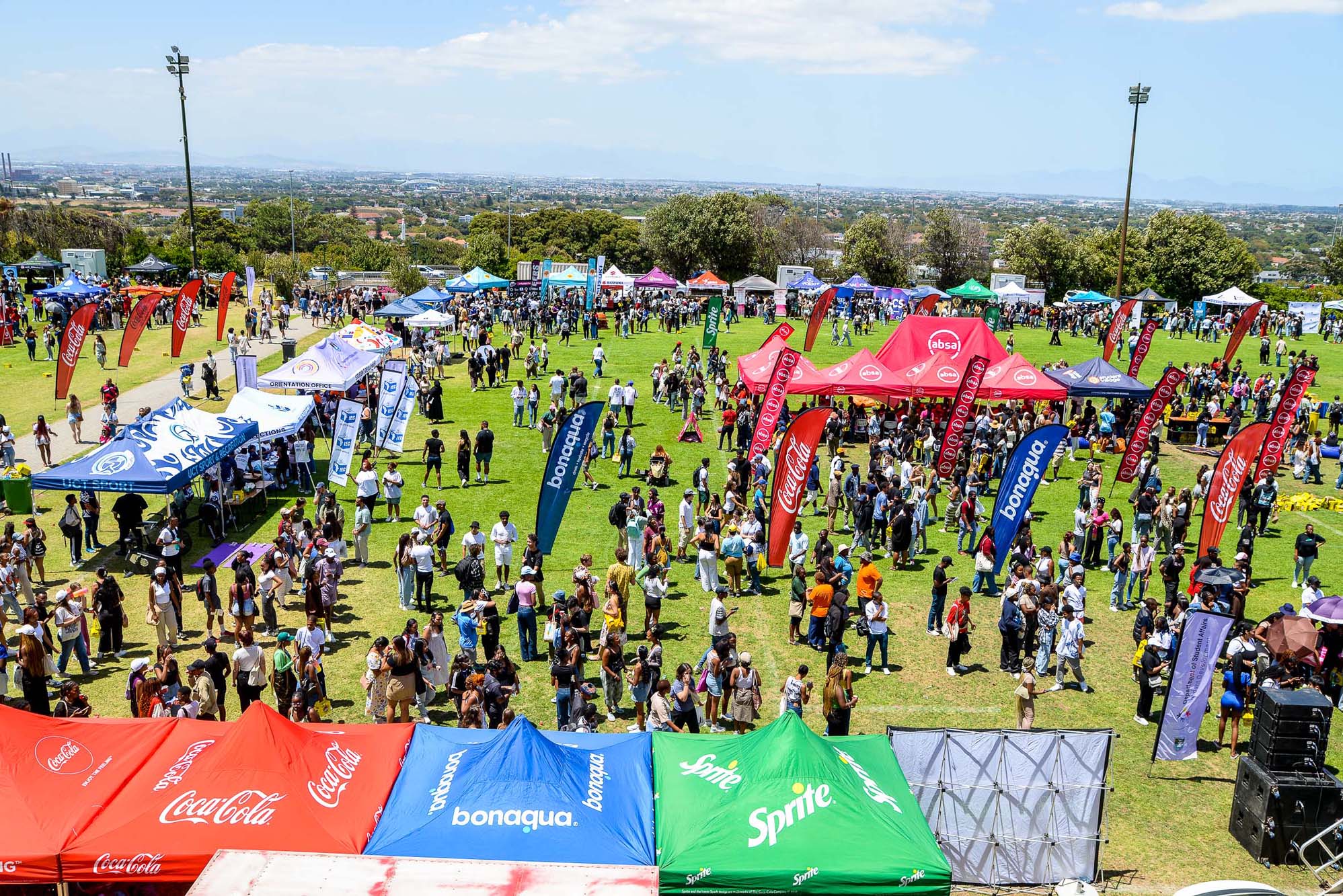 The First-Year Student Welcome was held at the Green Mile, upper campus.
