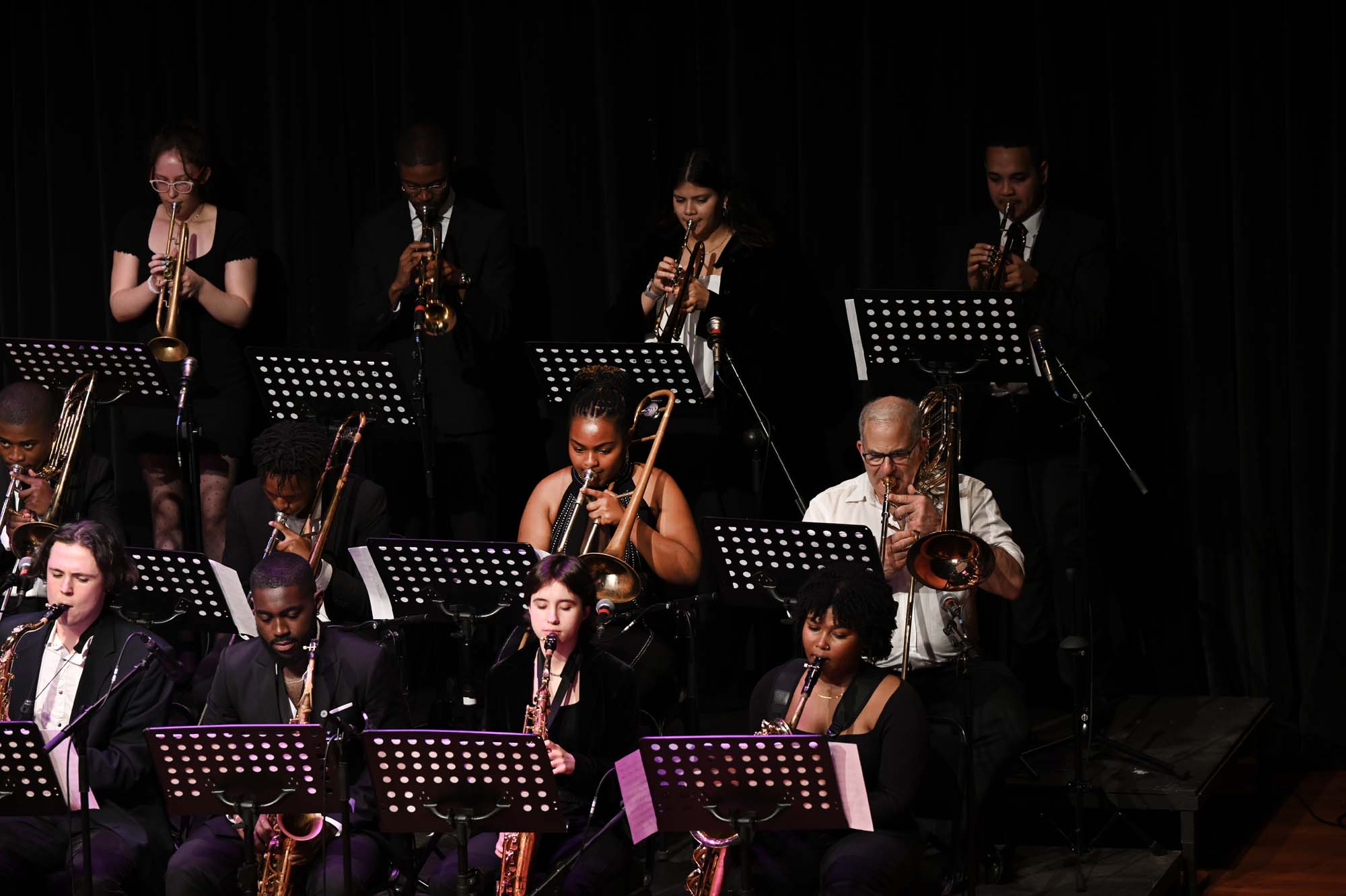 UCT Big Band during a concert to celebrate International Jazz Day at the Baxter Theatre Concert Hall.  