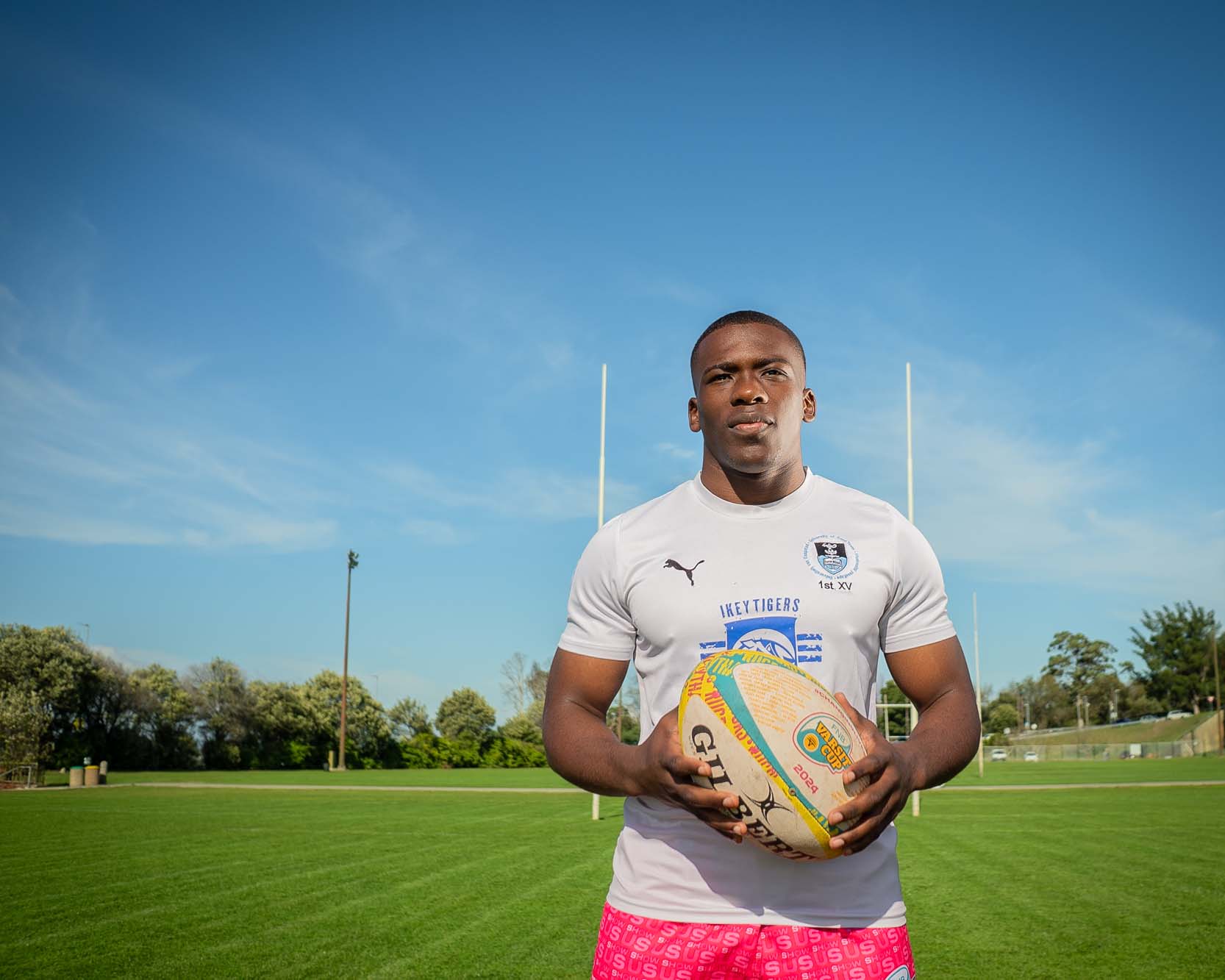 Ntokozo Makhaza, IKEY Tigers winger and Varsity Cup competition’s record point scorer. 